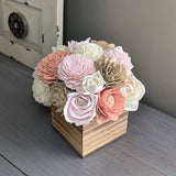 Blush, Peach, Nude, and Ivory Flower Box