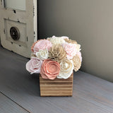 Blush, Peach, Nude, and Ivory Flower Box