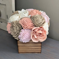 Blush, Peach, Nude, and Ivory Flower Box