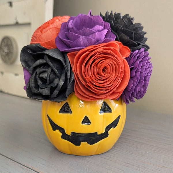 Floral Jack o' Lantern
