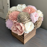 Blush, Peach, Nude, and Ivory Flower Box