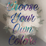 Custom Choose Your Own Colors Bouquet with Baby's Breath and Greenery